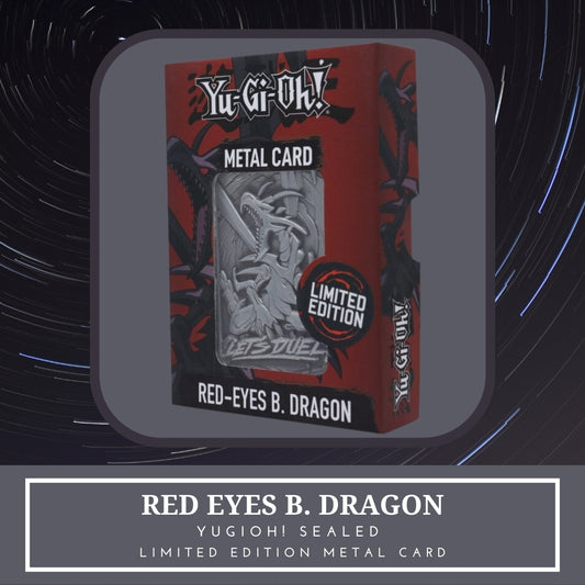 Yugioh! 1x Red Eyes B. Dragon Metal Card - Limited Edition (SEALED)