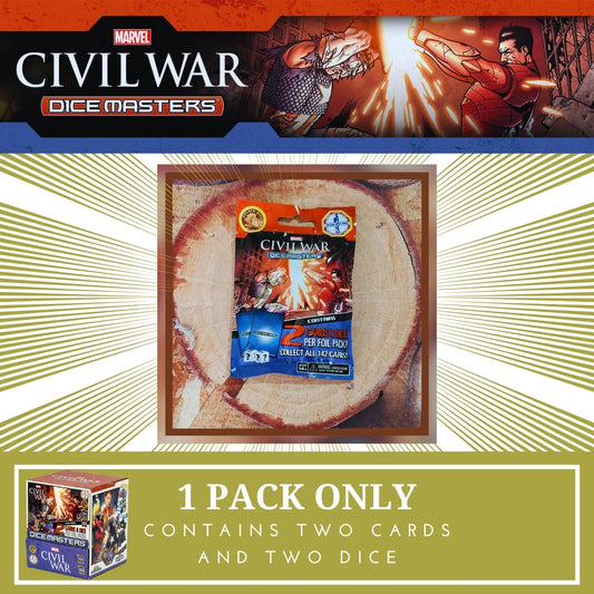 1x 2016 Marvel Civil War - Dice Masters Pack (SEALED)