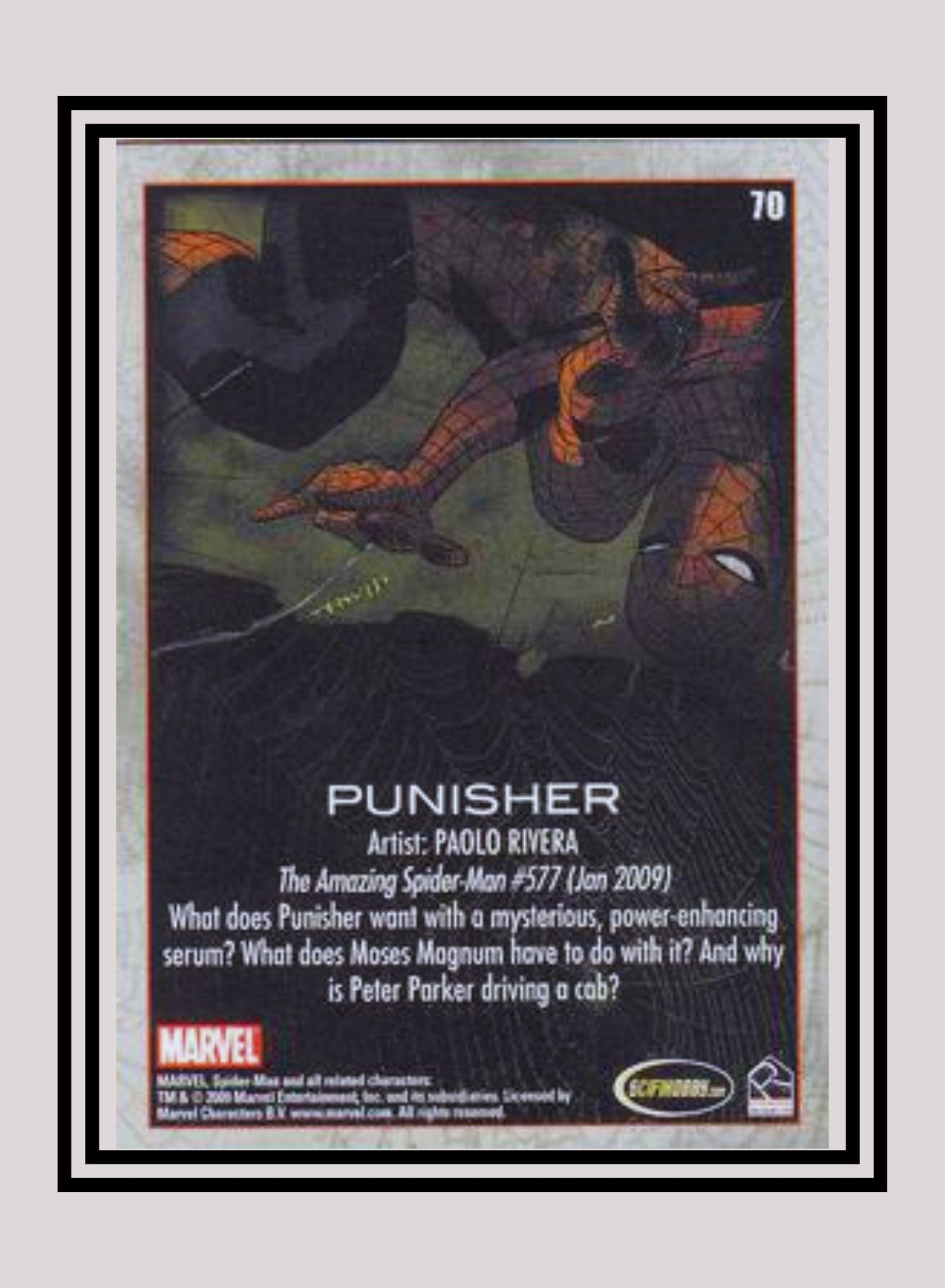 Marvel! 1x Punisher - Base (#70 - 2009 Rittenhouse Spiderman Archives)