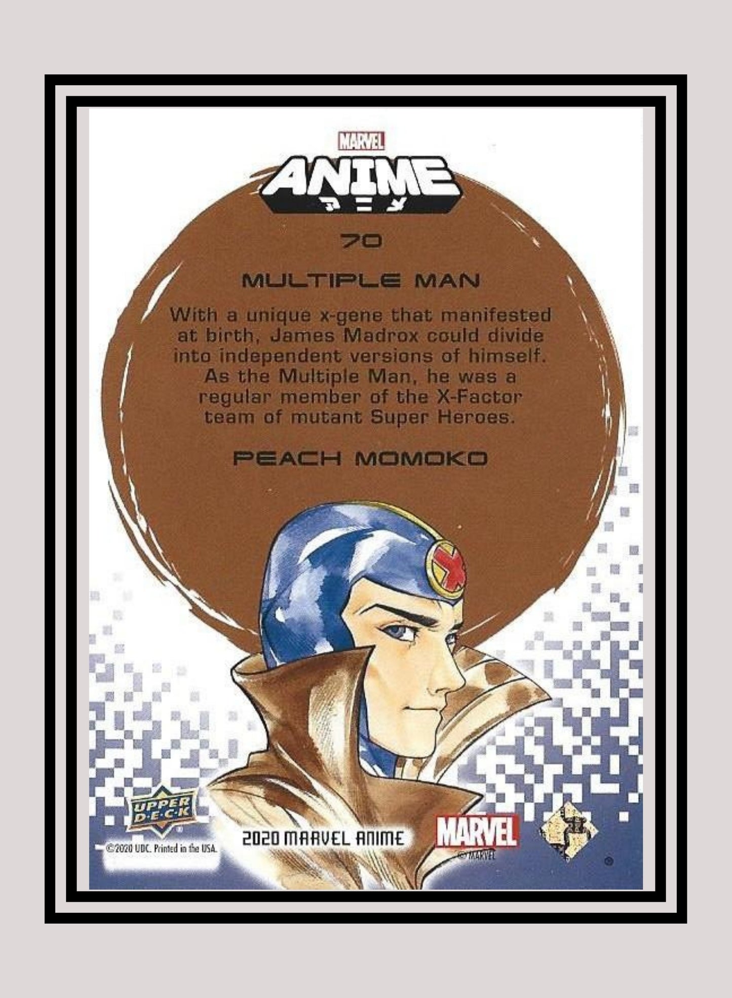 Marvel! 1x Multiple Man - Base (#70 - 2020 Upper Deck Marvel Anime)