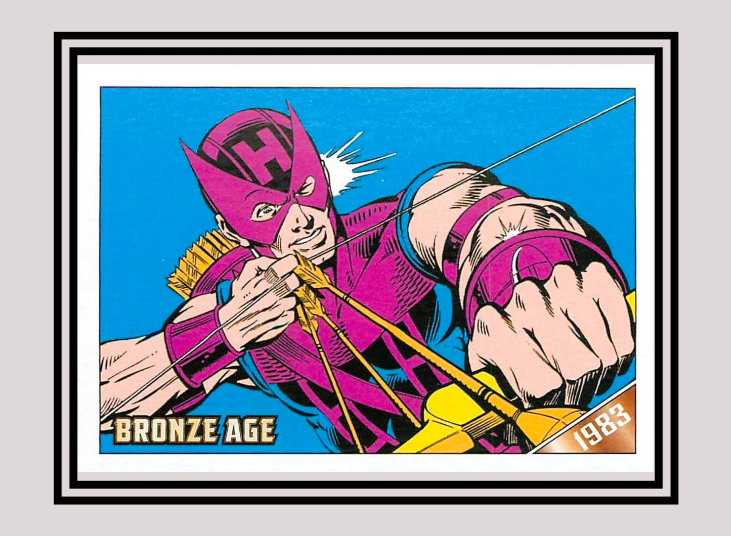 Marvel! 1x Hawkeye #1 - Base (#71 - 2012 Rittenhouse Marvel Bronze Age)