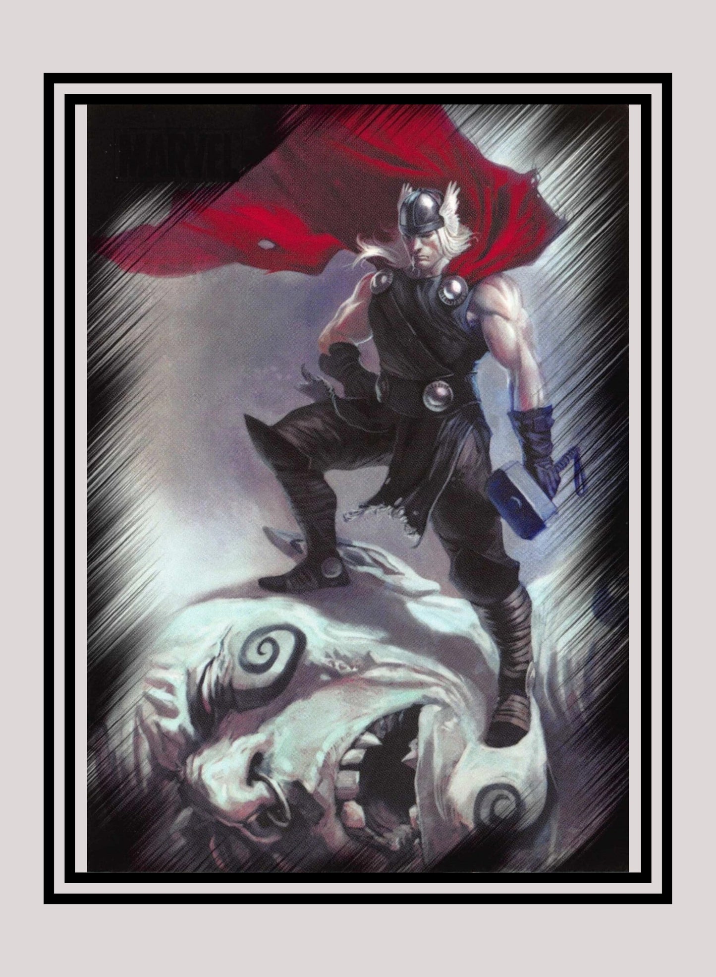 Marvel! 1x Thor vs. Frost Giant - Base (#71 - 2010 Rittenhouse Marvel Heroes & Villains)