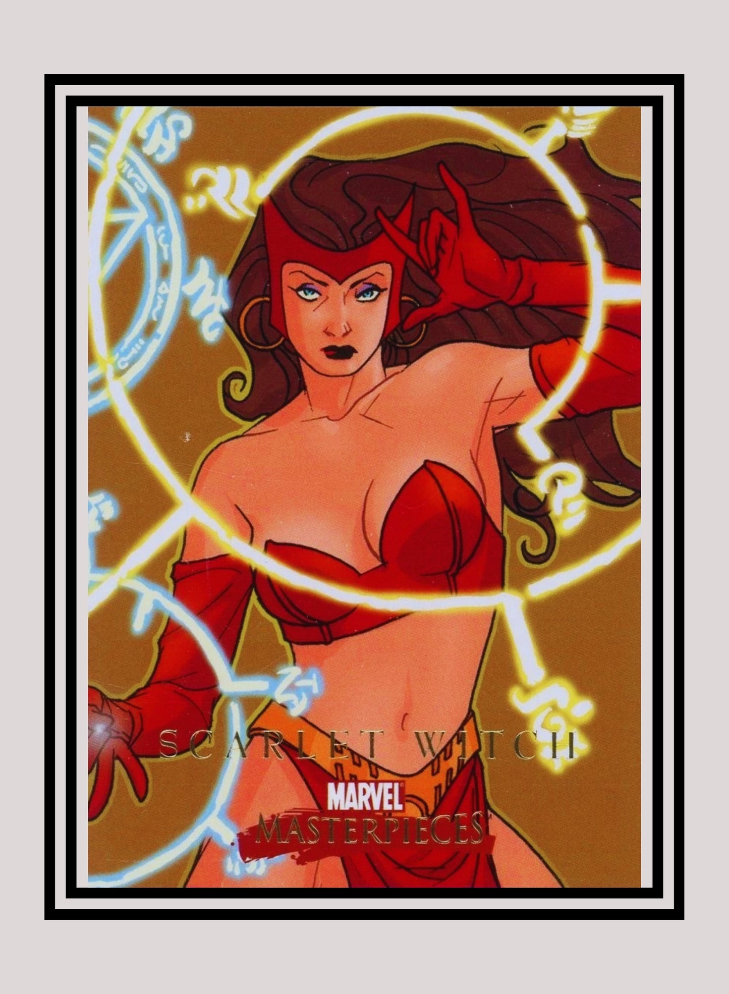 Marvel! 1x Scarlet Witch - Base (#72 - 2008 Upper Deck Marvel Masterpieces Series 2)