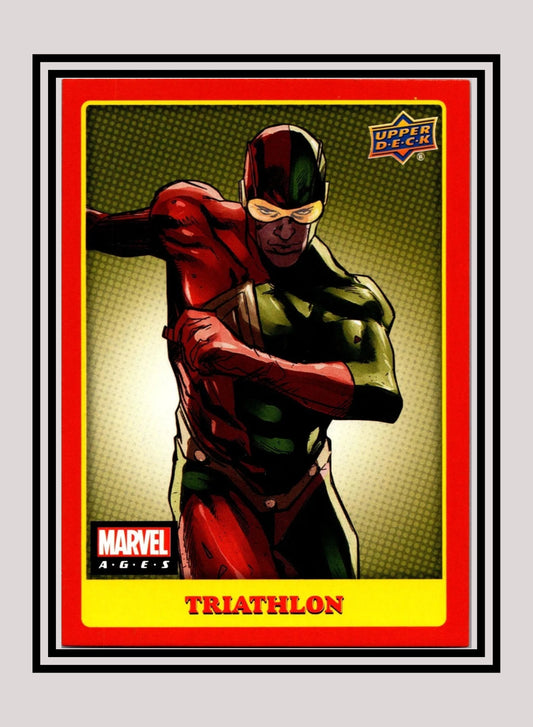 Marvel! 1x Triathlon - Base (#073 - 2020 Upper Deck Marvel Ages)