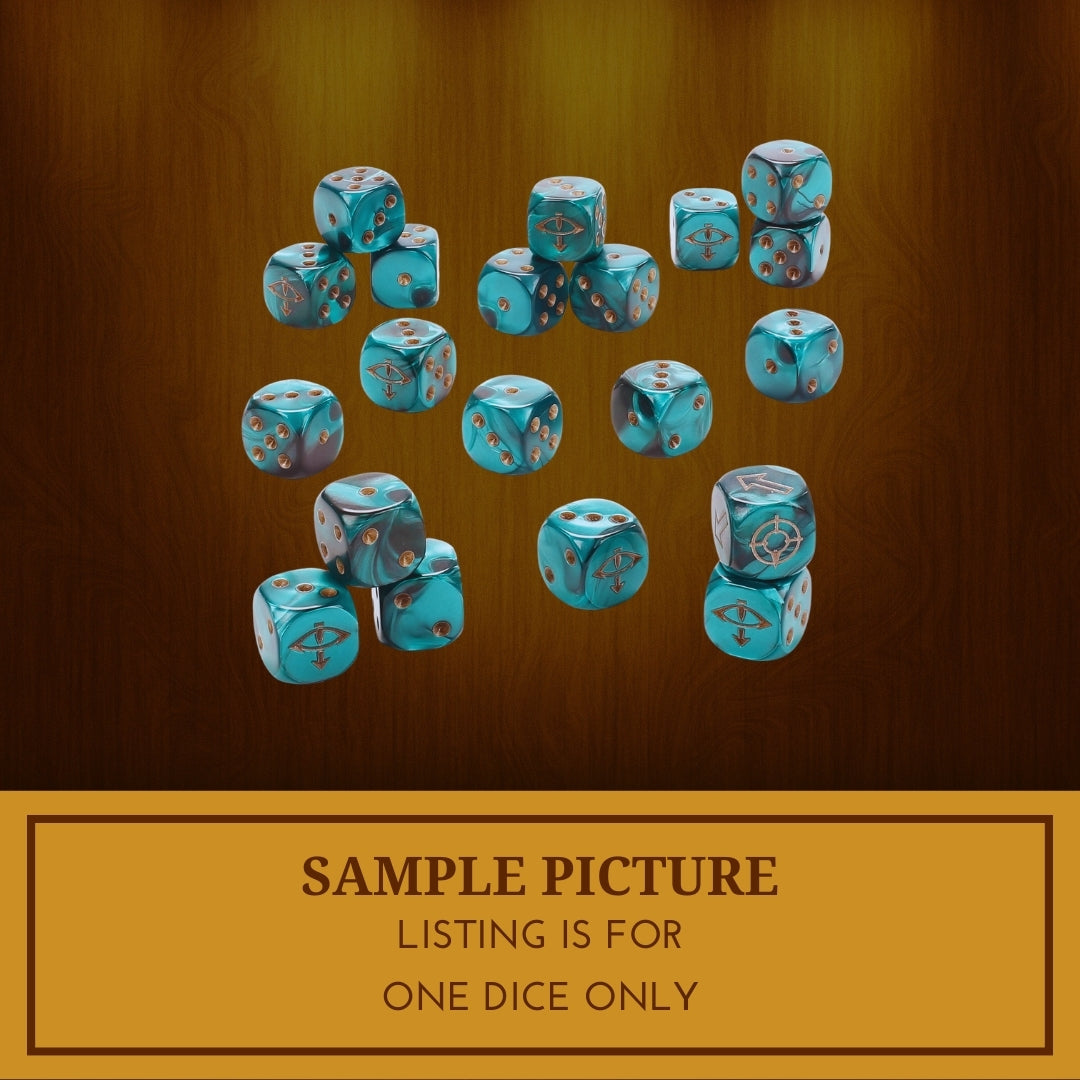 1x Sons of Horus Dice - Warhammer 40K Horus Heresy