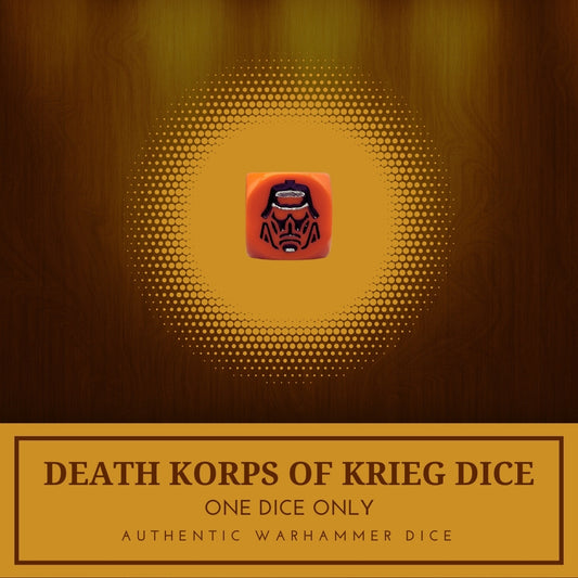 1x Death Korps of Krieg Dice - Warhammer 40K Kill Team