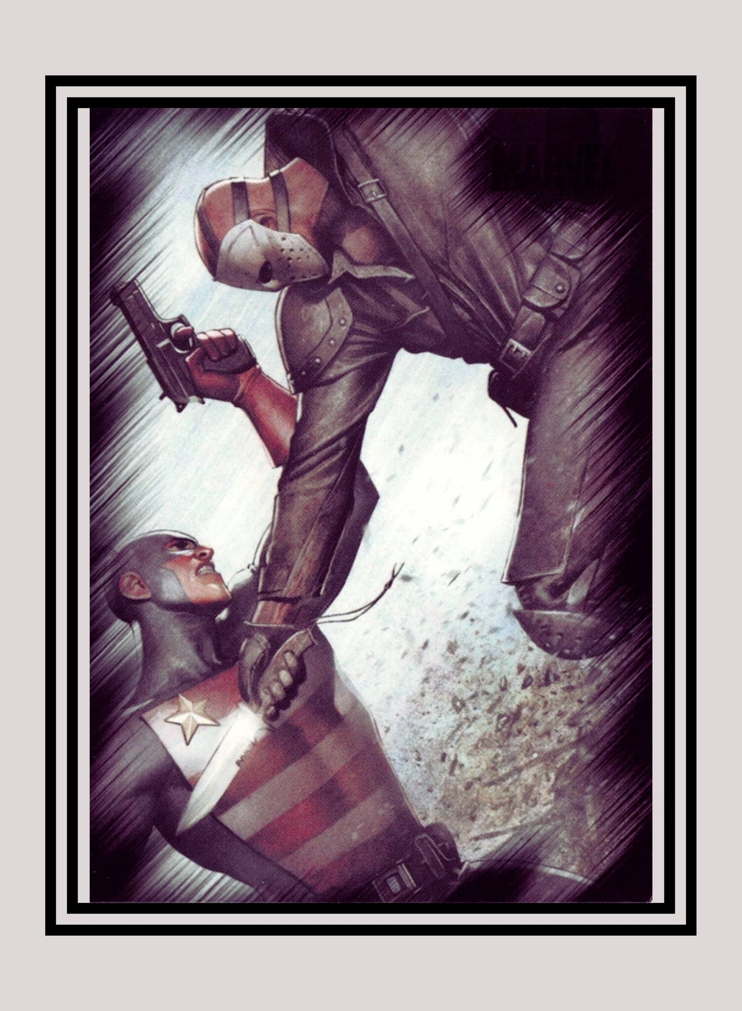 Marvel! 1x U.S. Agent vs. Nuke - Base (#75 - 2010 Rittenhouse Marvel Heroes & Villains)