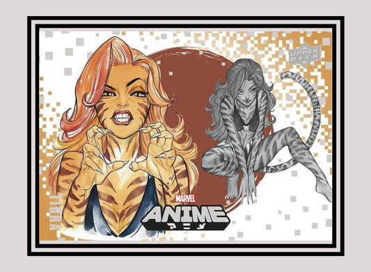 Marvel! 1x Tigra - Base (#75 - 2020 Upper Deck Marvel Anime)