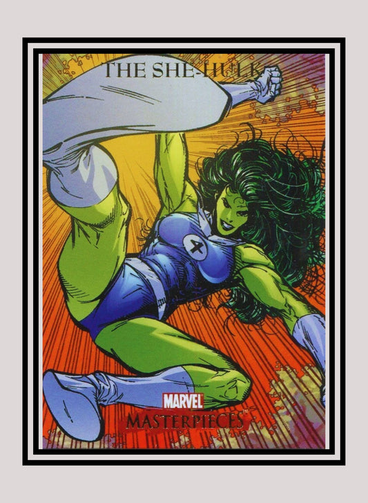 Marvel! 1x The She-Hulk - Base (#75 - 2007 Upper Deck Marvel Masterpieces)