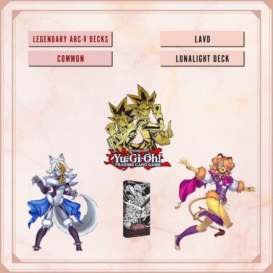 Yugioh! Legendary Arc V Decks: Lunalight Deck Singles (LAVD - Common) 1st Edition