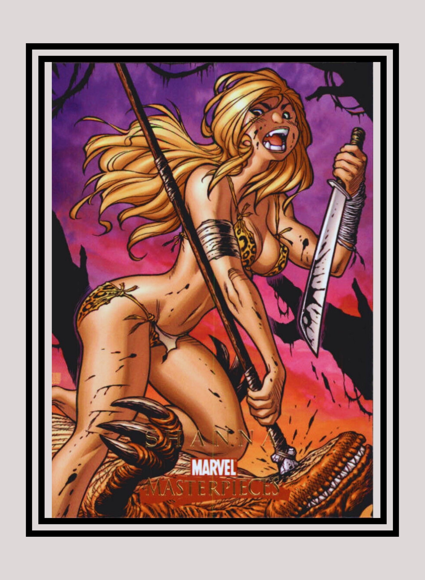 Marvel! 1x Shanna - Base (#77 - 2008 Upper Deck Marvel Masterpieces Series 2)