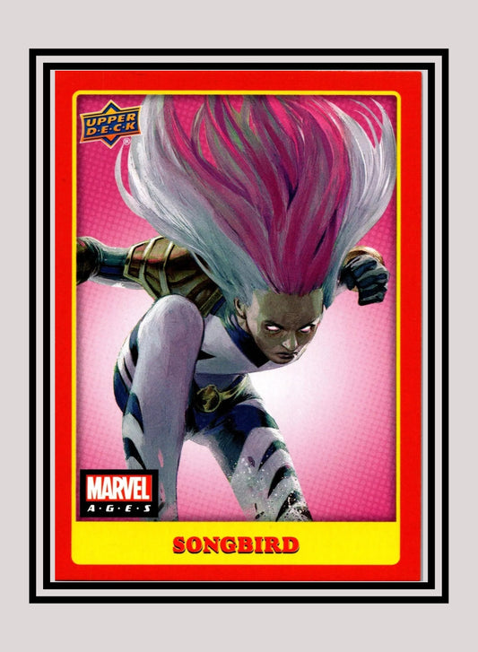 Marvel! 1x Songbird - Base (#077 - 2020 Upper Deck Marvel Ages)