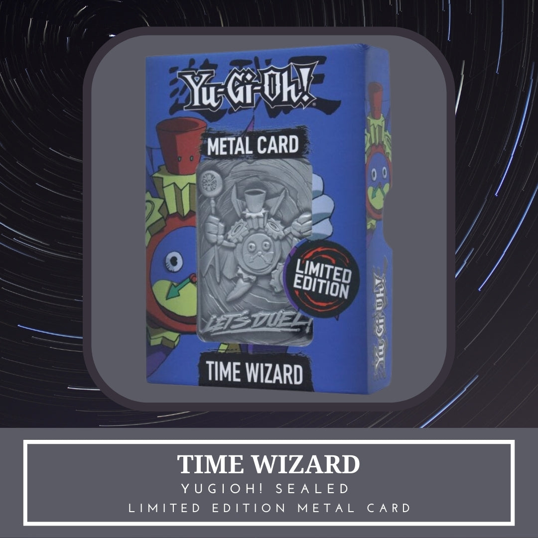 Yugioh! 1x Time Wizard Metal Card - Limited Edition (SEALED)