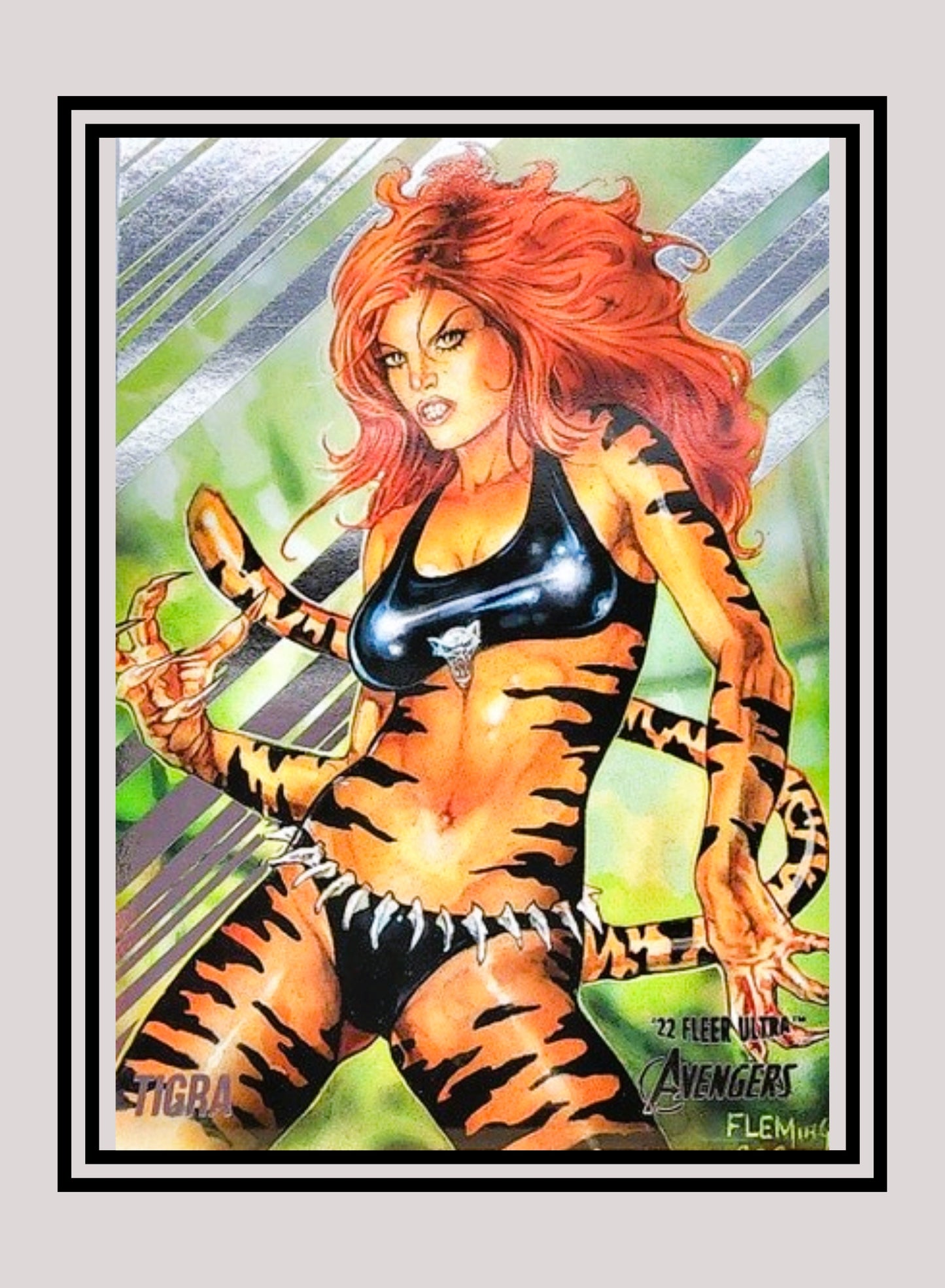 Marvel! 1x Tigra - Base (#78 - 2022 Fleer Ultra Avengers)
