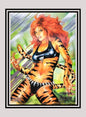 Marvel! 1x Tigra - Base (#78 - 2022 Fleer Ultra Avengers)