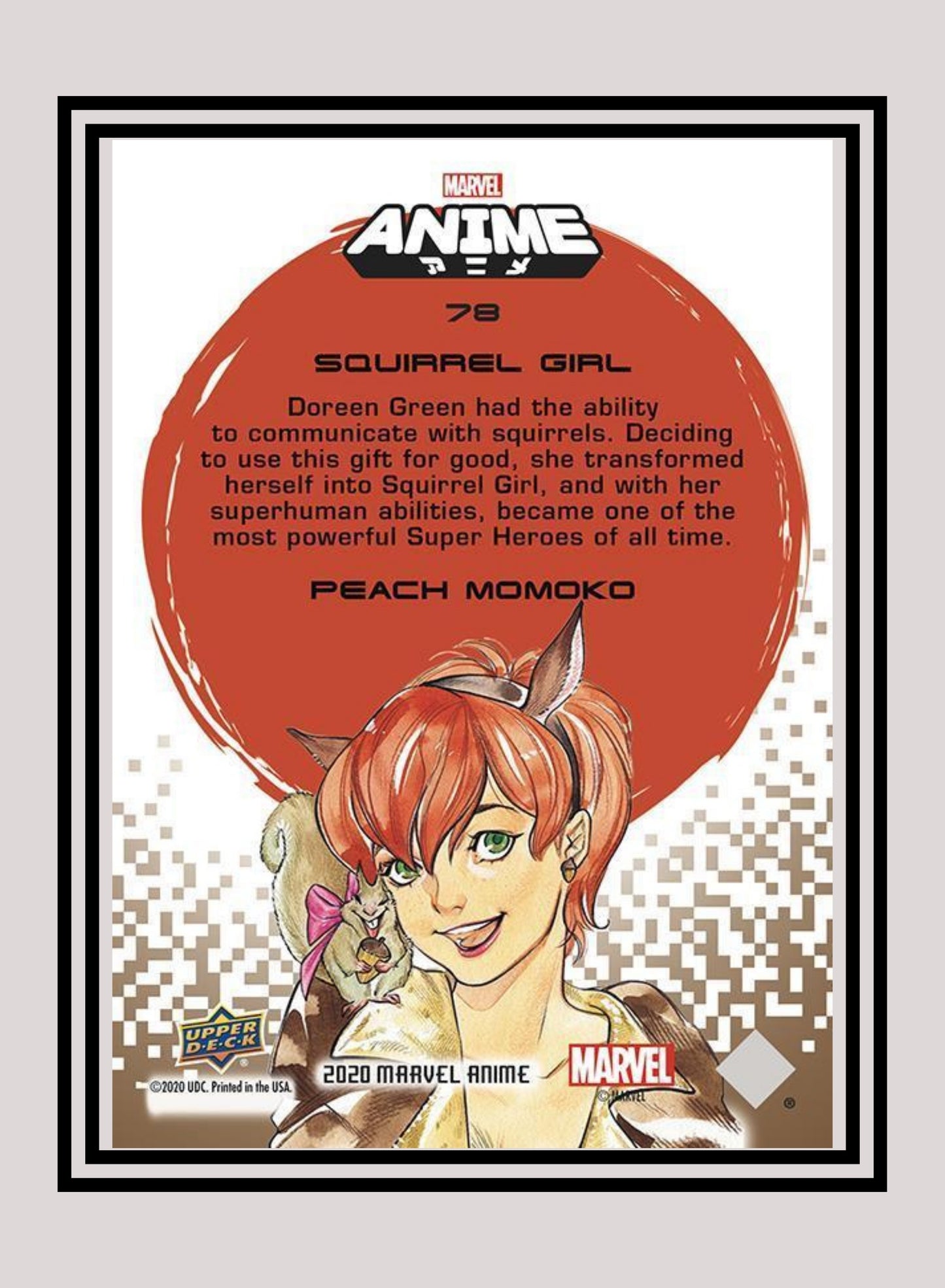 Marvel! 1x Squirrel Girl - Base (#78 - 2020 Upper Deck Marvel Anime)