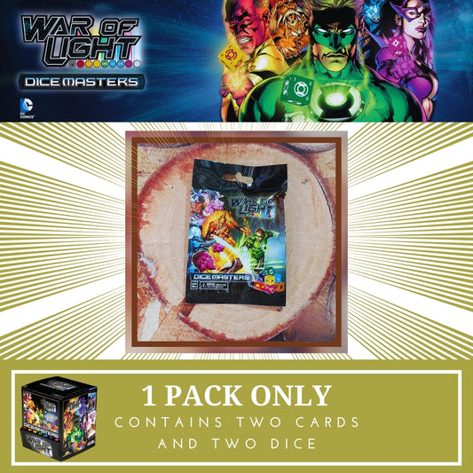 1x 2015 DC Comics War of Light - Dice Masters Pack (SEALED)