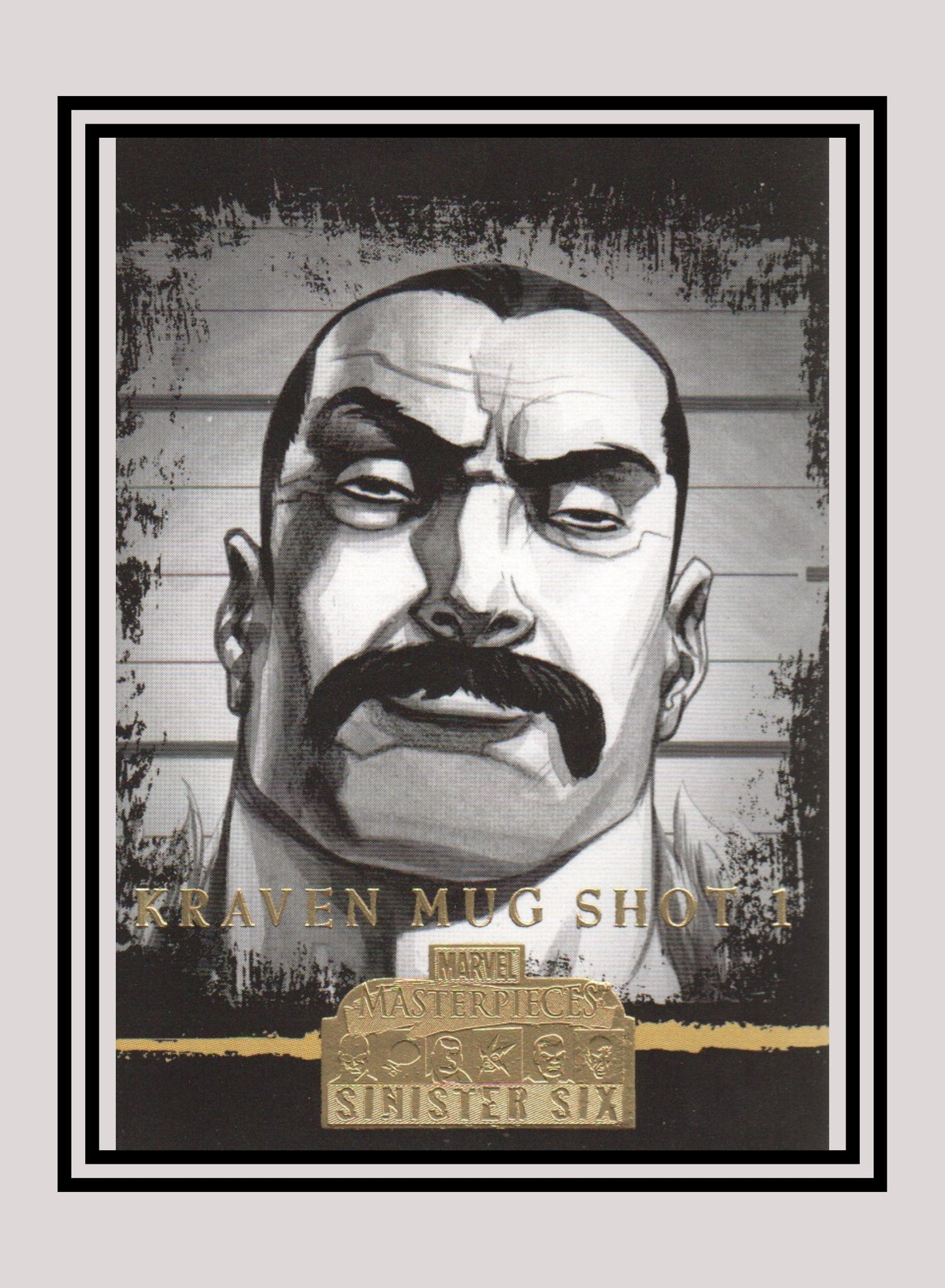 Marvel! 1x Kraven Mug Shot 1 - Base (#80 - 2008 Upper Deck Marvel Masterpieces Series 3)