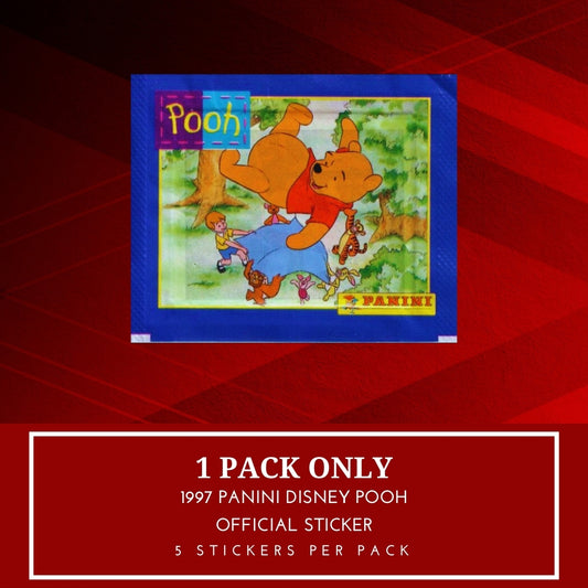 1x 1997 Panini Disney Pooh - Sticker Pack (SEALED)