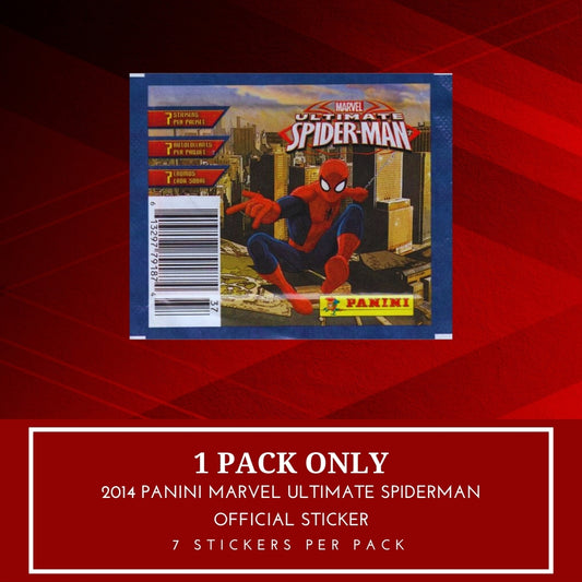 1x 2014 Panini Marvel Ultimate Spiderman - Sticker Pack (SEALED)