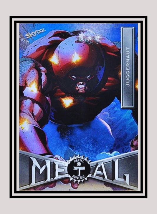 Marvel! 1x Juggernaut - Base Low Series (#082 - 2021 Upper Deck X-Men Metal Universe)