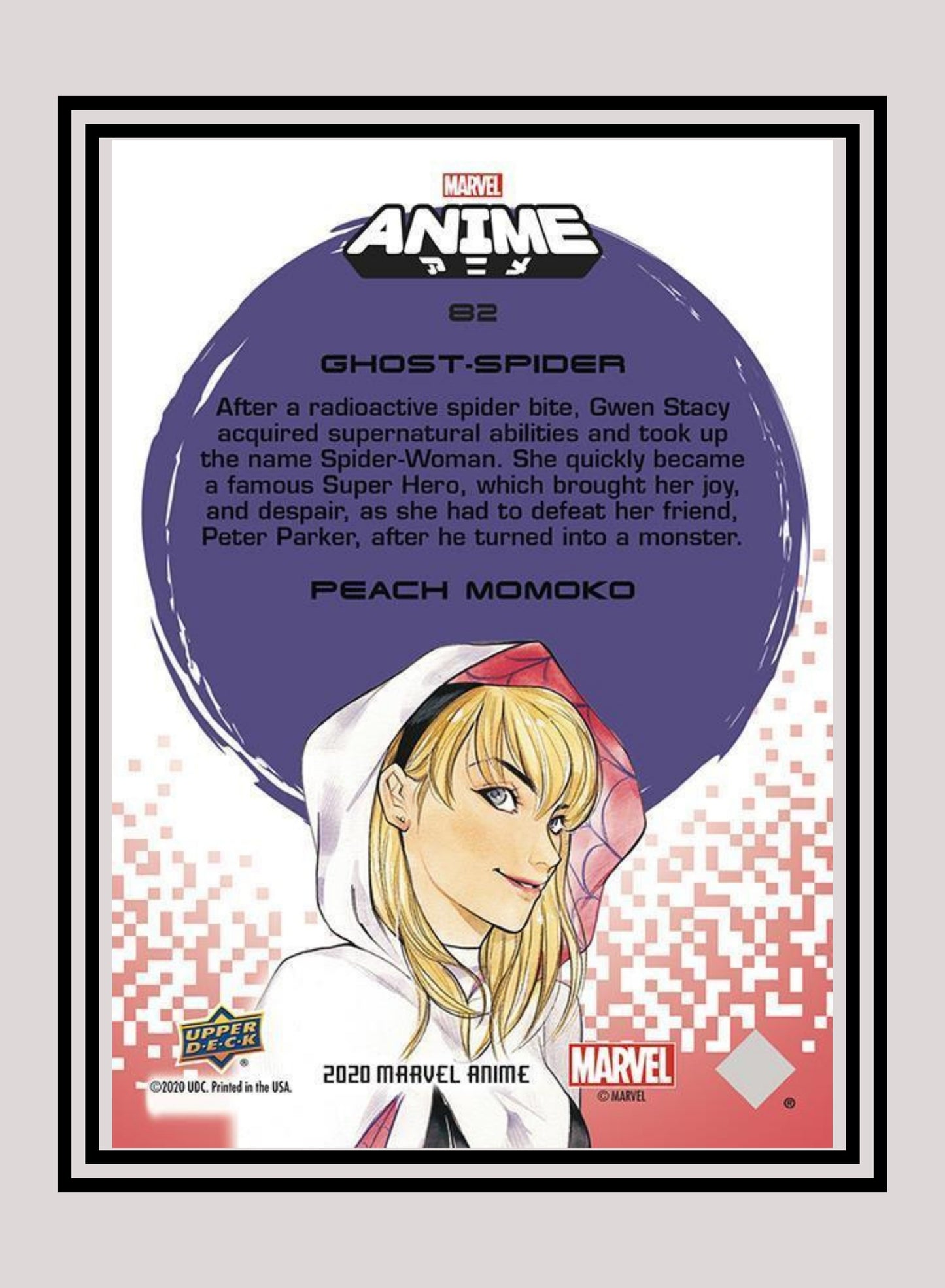 Marvel! 1x Ghost Spider - Base (#82 - 2020 Upper Deck Marvel Anime)