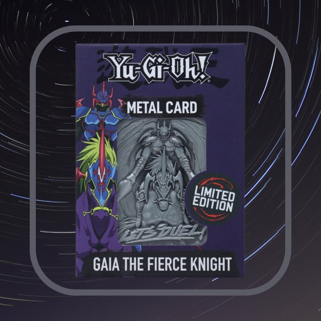 Yugioh! 1x Gaia the Fierce Knight Metal Card - Limited Edition (SEALED)