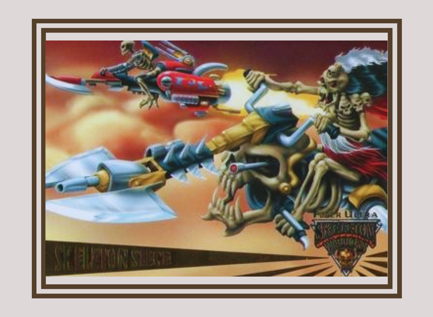 1x Skeleton Siege - Base (#082 - 1995 Fleer Ultra Skeleton Warriors)