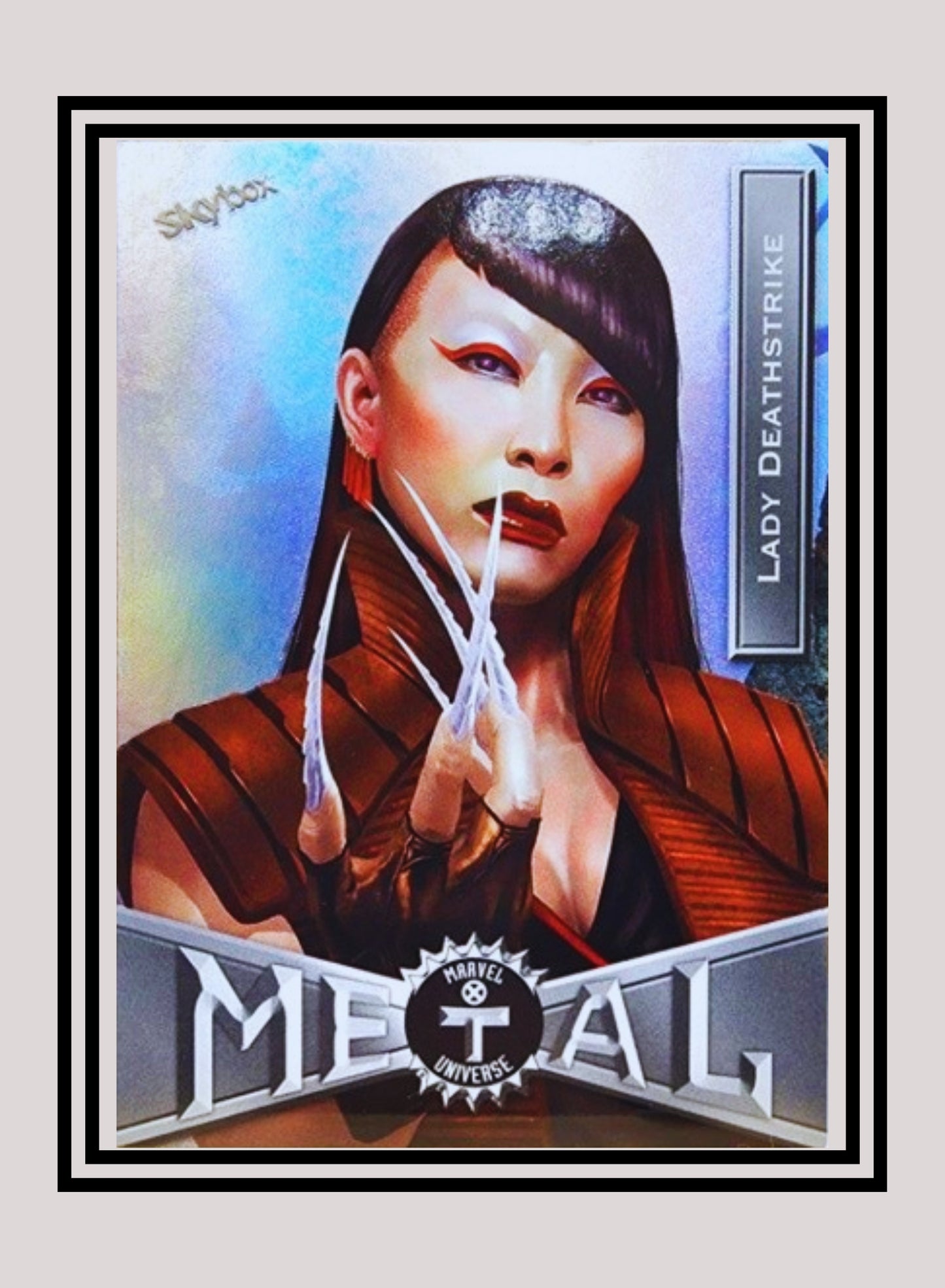 Marvel! 1x Lady Deathstrike- Base Low Series (#083 - 2021 Upper Deck X-Men Metal Universe)