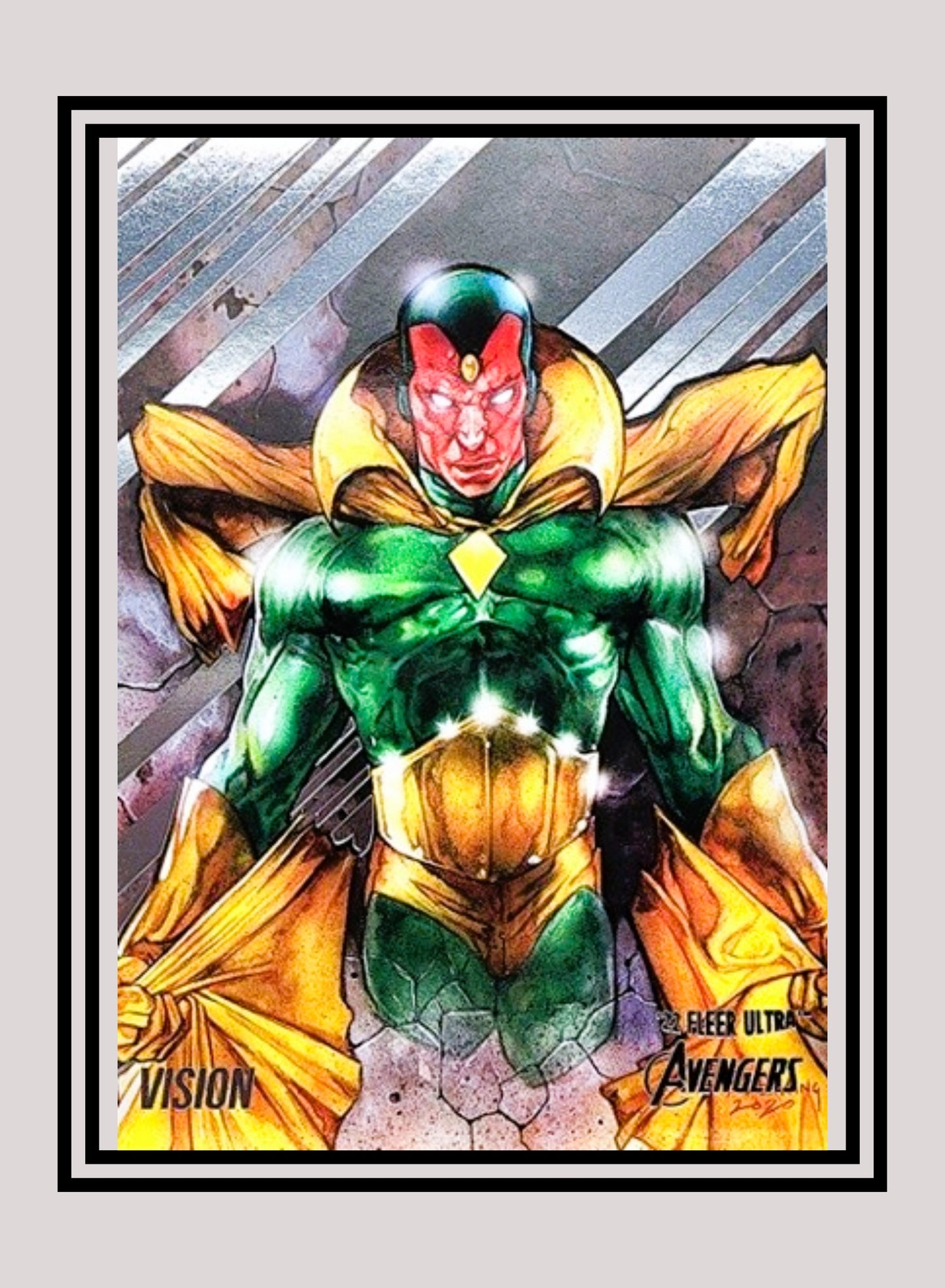 Marvel! 1x Vision - Base (#83 - 2022 Fleer Ultra Avengers)