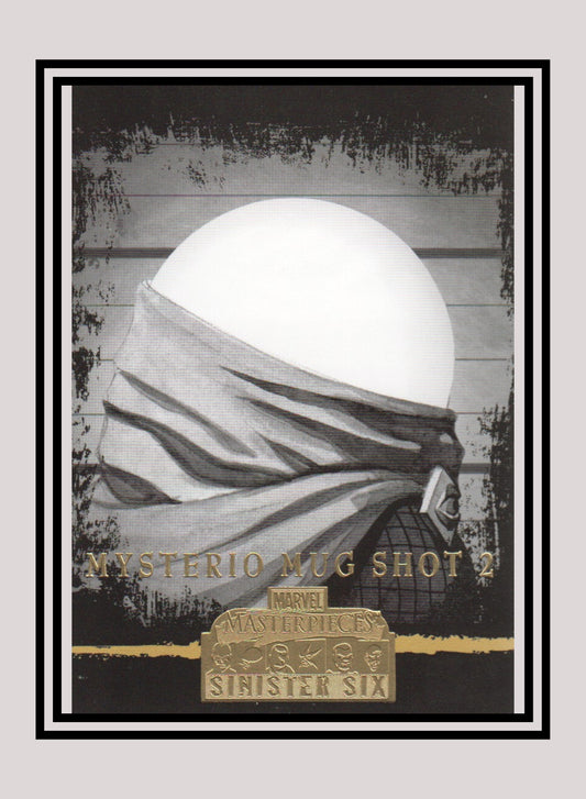 Marvel! 1x Mysterio Mug Shot 2 - Base (#84 - 2008 Upper Deck Marvel Masterpieces Series 3)