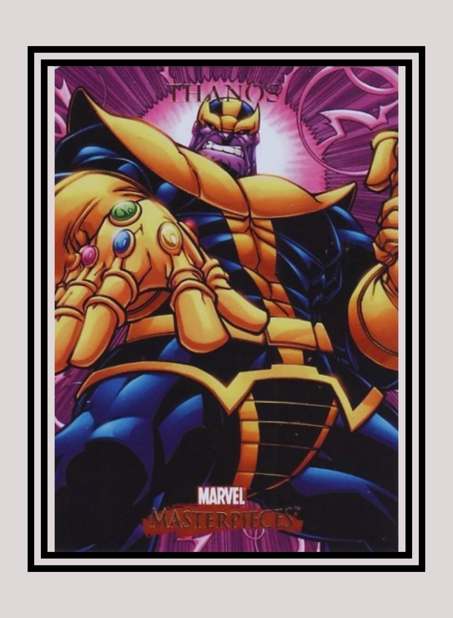 Marvel! 1x Thanos - Base (#84 - 2007 Upper Deck Marvel Masterpieces)