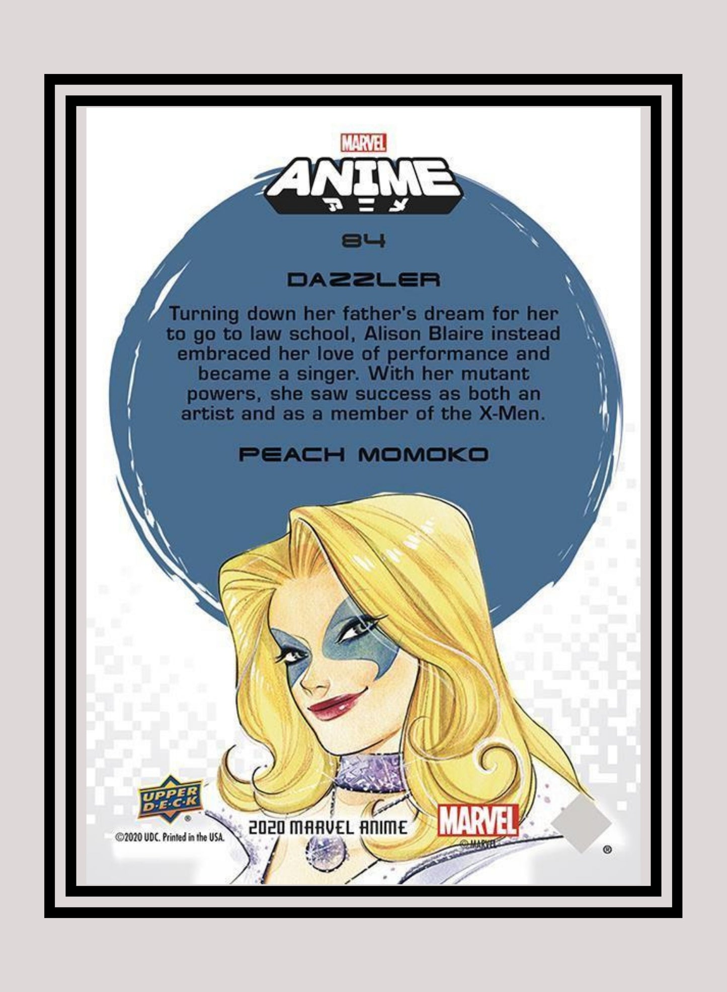 Marvel! 1x Dazzler - Base (#84 - 2020 Upper Deck Marvel Anime)