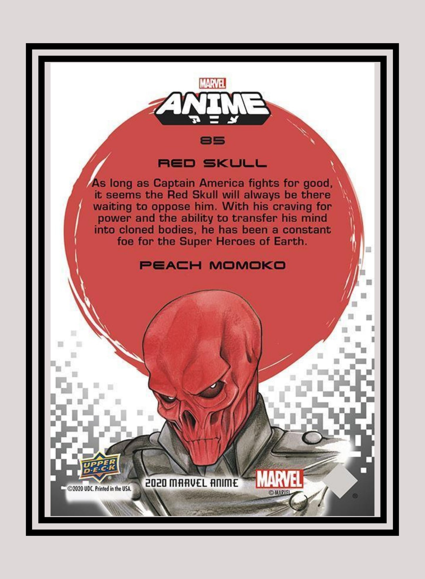 Marvel! 1x Red Skull - Base (#85 - 2020 Upper Deck Marvel Anime)