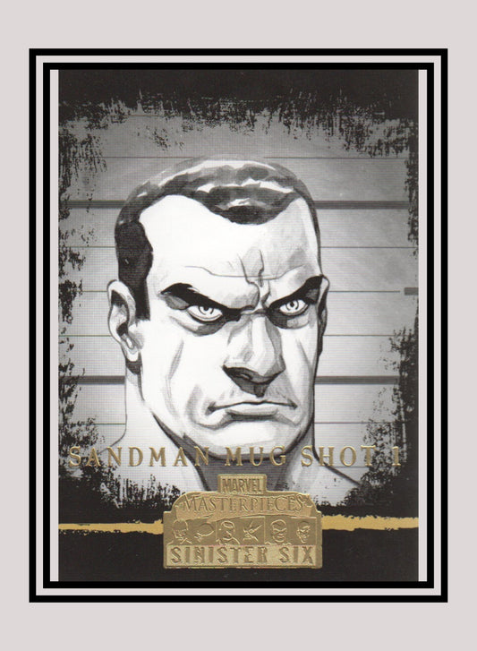 Marvel! 1x Sandman Mug Shot 1 - Base (#86 - 2008 Upper Deck Marvel Masterpieces Series 3)