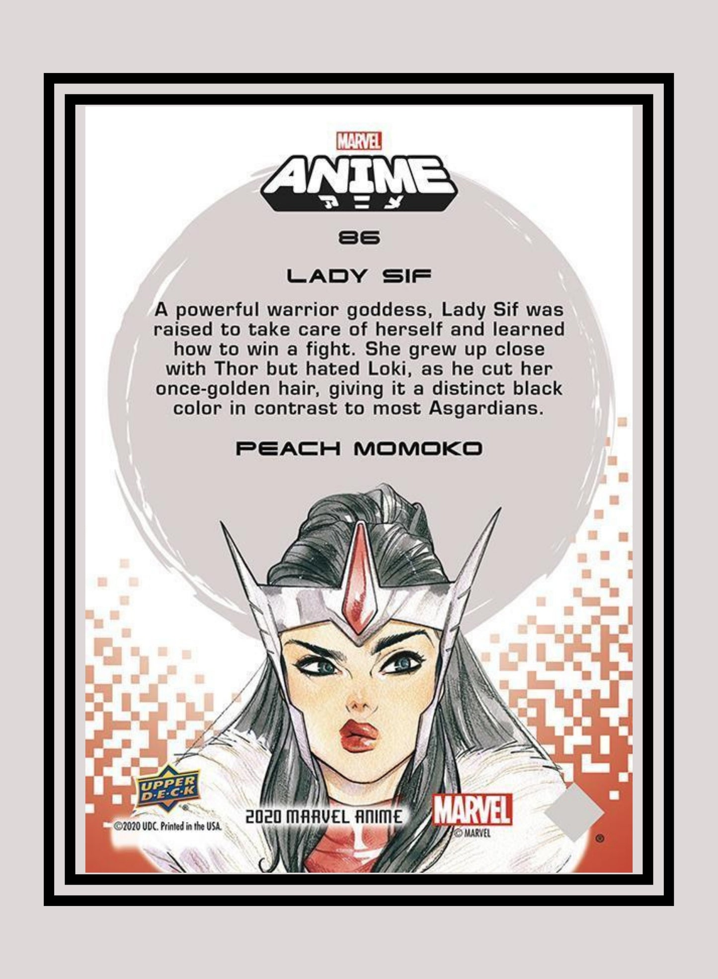 Marvel! 1x Lady Sif - Base (#86 - 2020 Upper Deck Marvel Anime)