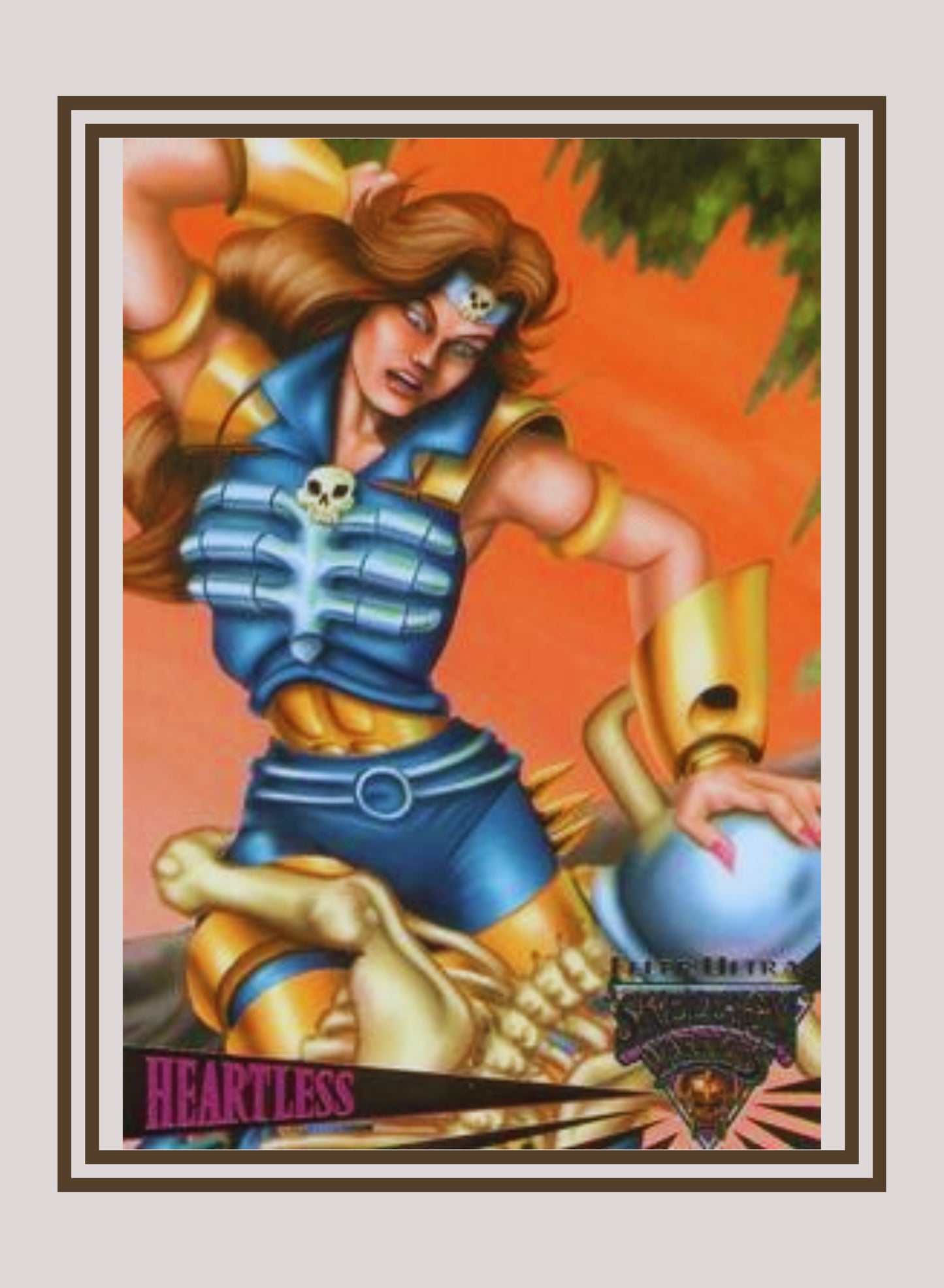 1x Heartless: Heart and Soul - Base (#086 - 1995 Fleer Ultra Skeleton Warriors)