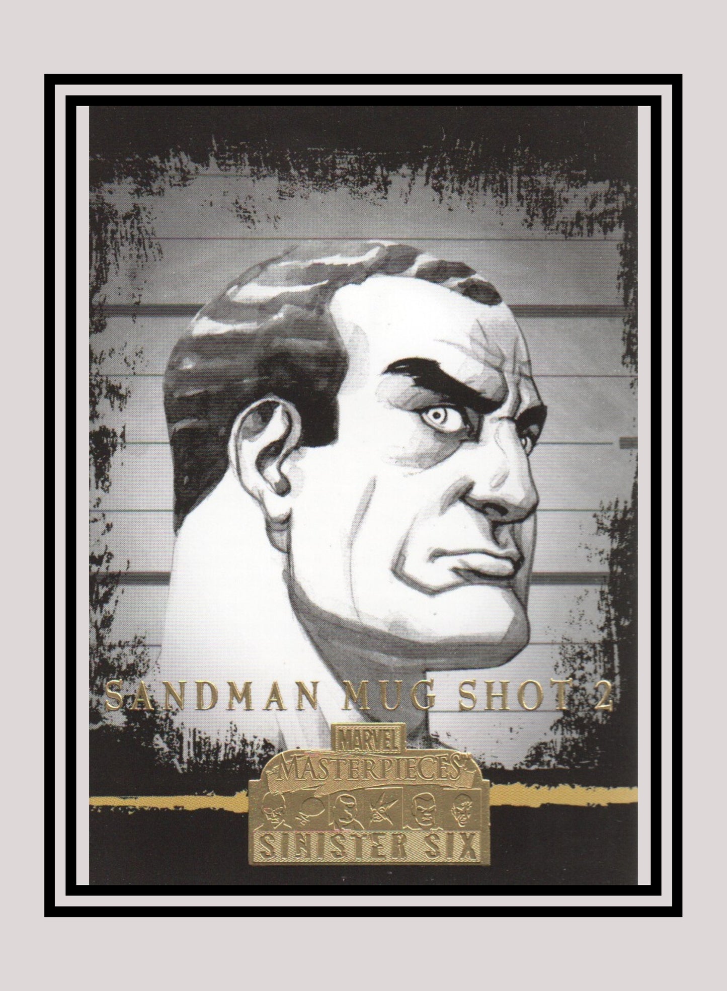 Marvel! 1x Sandman Mug Shot 2 - Base (#87 - 2008 Upper Deck Marvel Masterpieces Series 3)