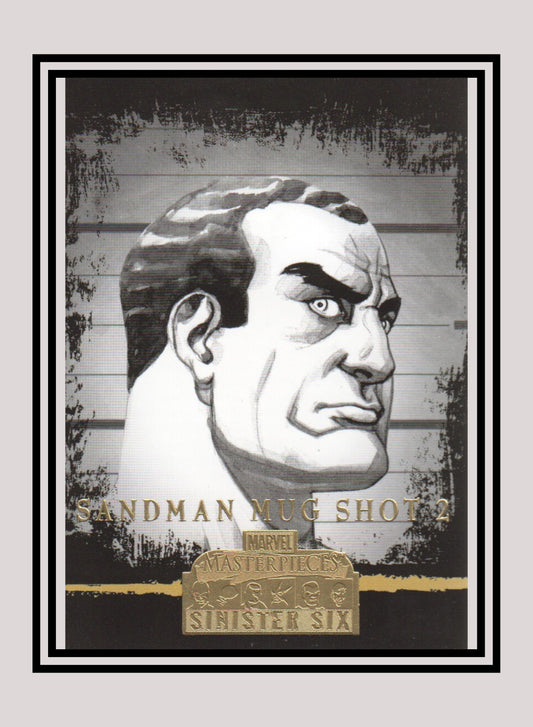 Marvel! 1x Sandman Mug Shot 2 - Base (#87 - 2008 Upper Deck Marvel Masterpieces Series 3)