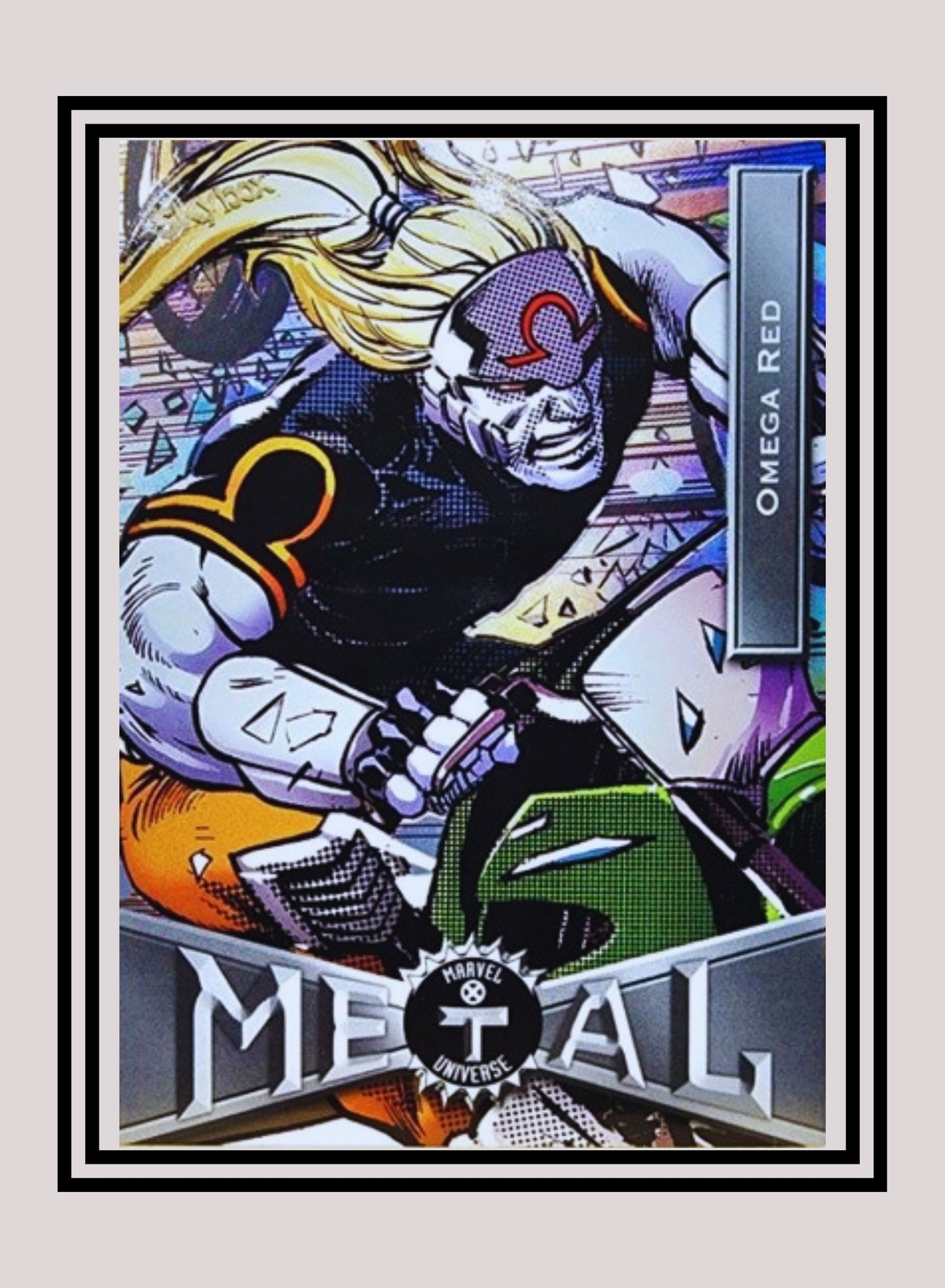 Marvel! 1x Omega Red - Base Low Series (#089 - 2021 Upper Deck X-Men Metal Universe)