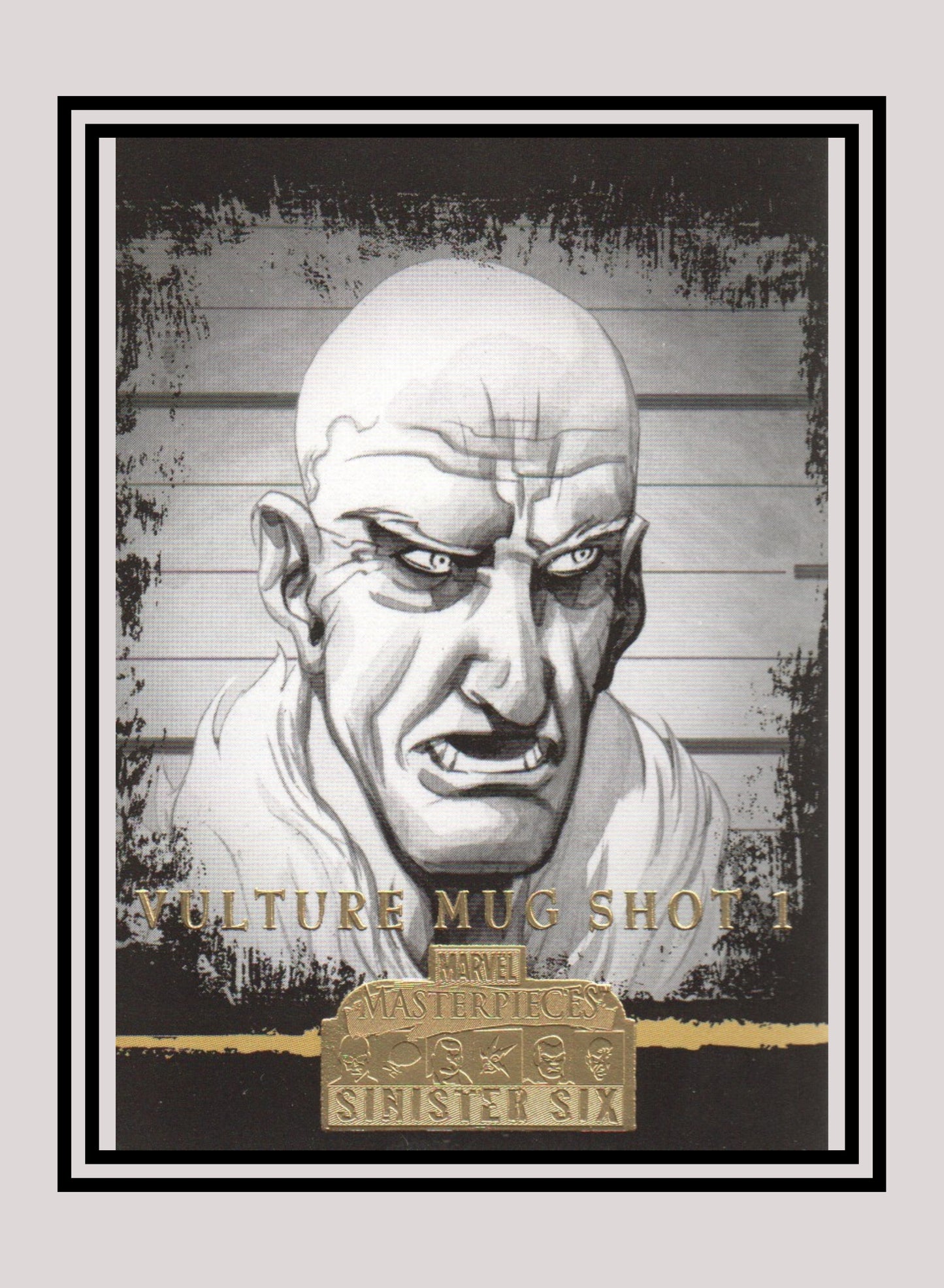 Marvel! 1x Vulture Mug Shot 1 - Base (#89 - 2008 Upper Deck Marvel Masterpieces Series 3)