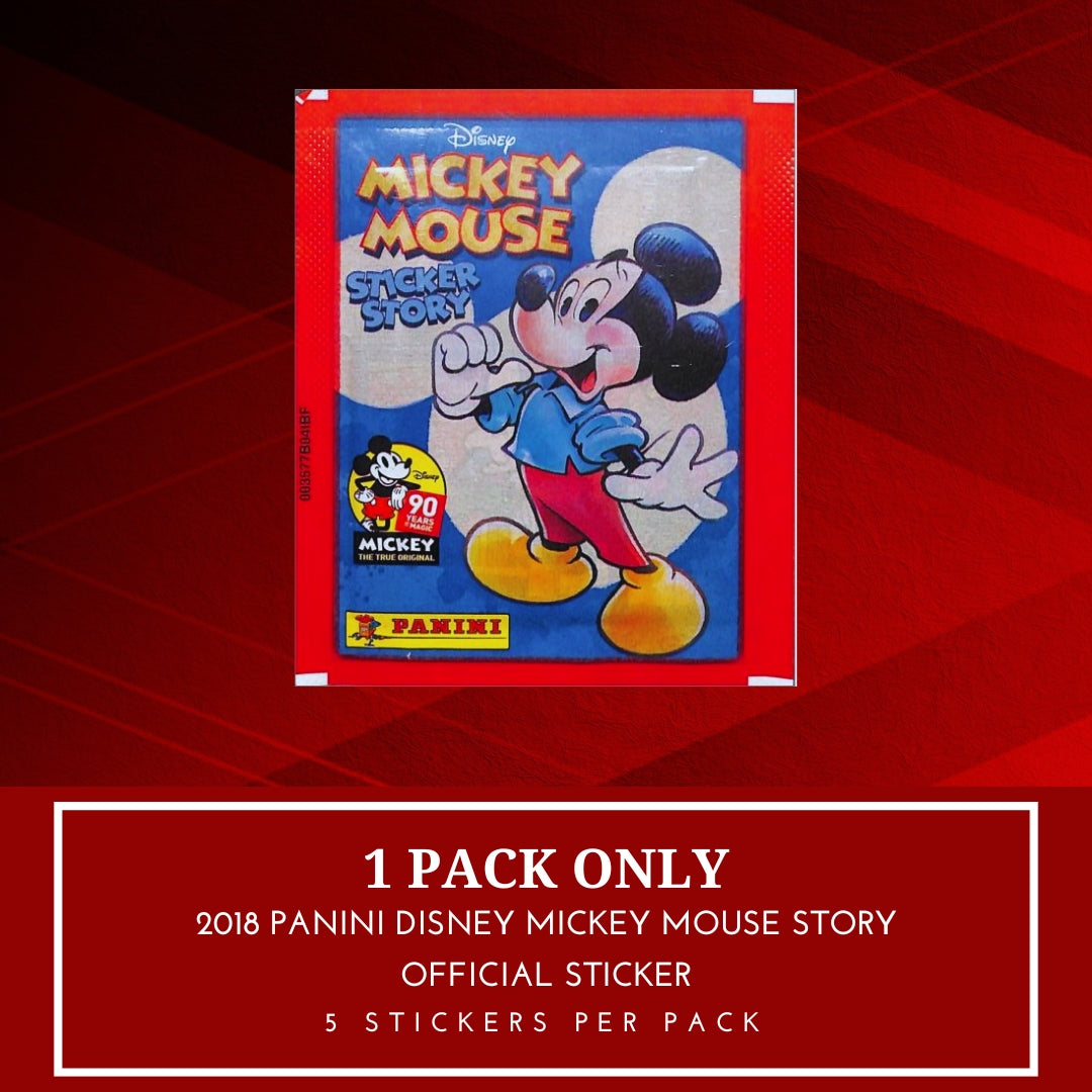 1x 2018 Panini Disney Mickey Mouse Story - Sticker Pack (SEALED)