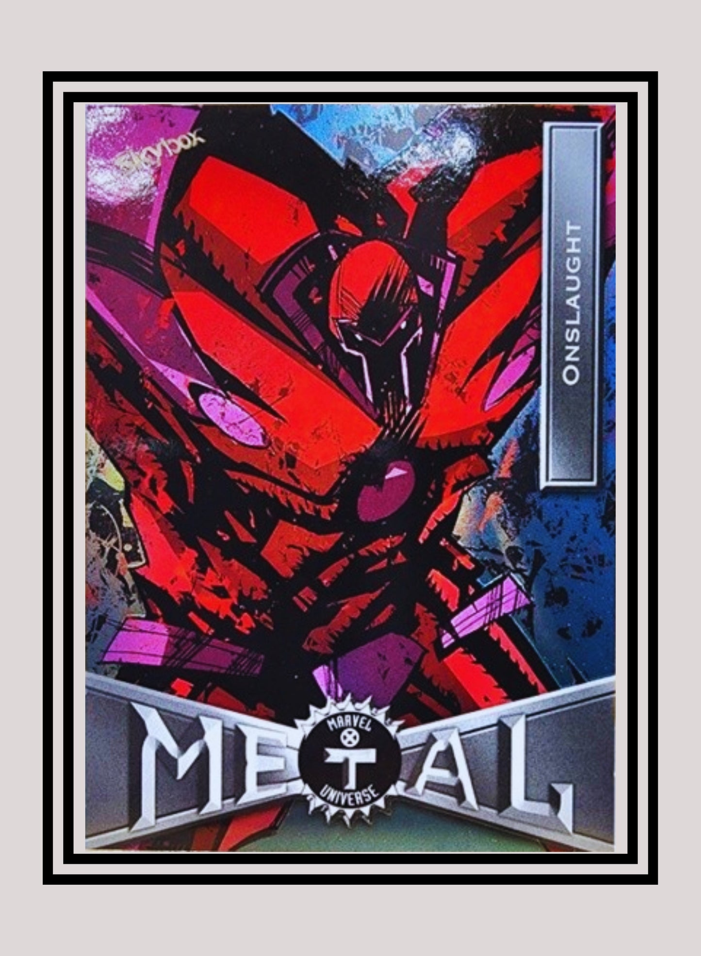 Marvel! 1x Onslaught - Base Low Series (#090 - 2021 Upper Deck X-Men Metal Universe)