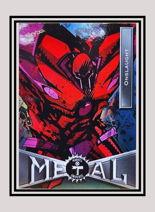 Marvel! 1x Onslaught - Base Low Series (#090 - 2021 Upper Deck X-Men Metal Universe)