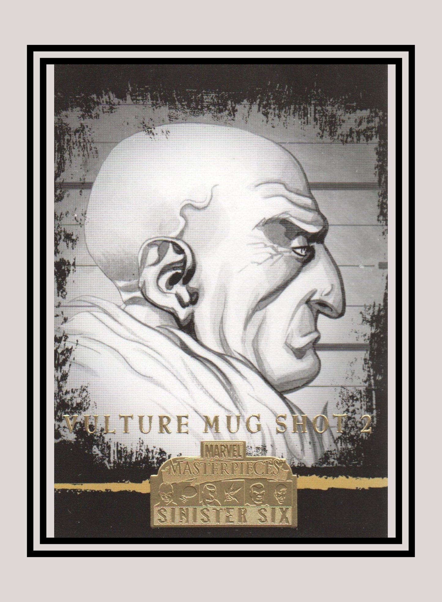 Marvel! 1x Vulture Mug Shot 2 - Base (#90 - 2008 Upper Deck Marvel Masterpieces Series 3)