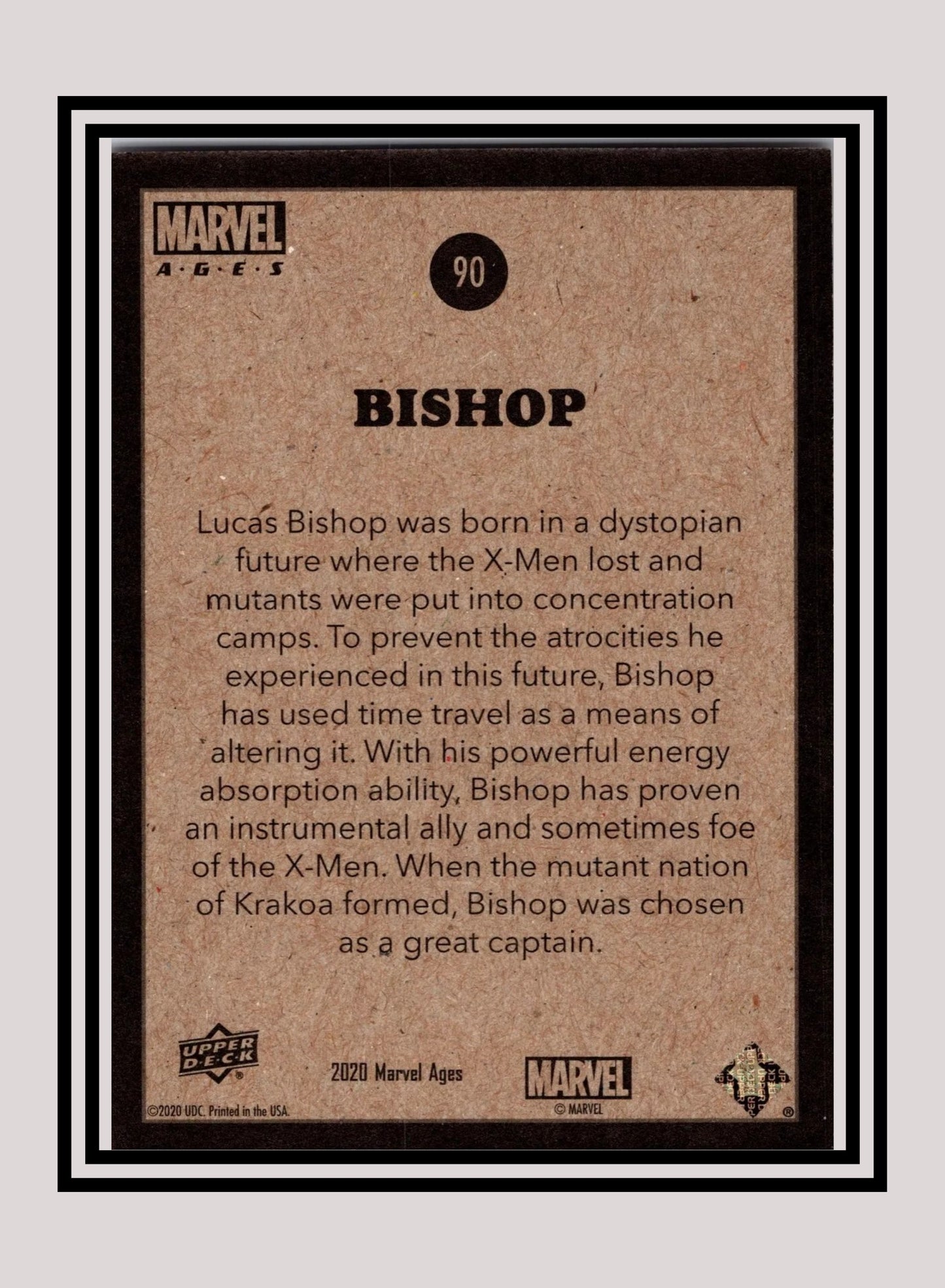 Marvel! 1x Bishop - Base (#090 - 2020 Upper Deck Marvel Ages)
