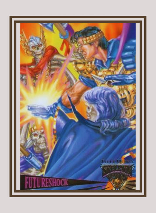 1x Futureshock: Past Perfect, Future Tense - Base (#091 - 1995 Fleer Ultra Skeleton Warriors)