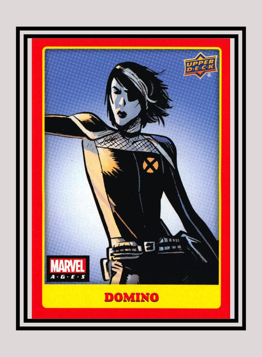 Marvel! 1x Domino - Base (#093 - 2020 Upper Deck Marvel Ages)