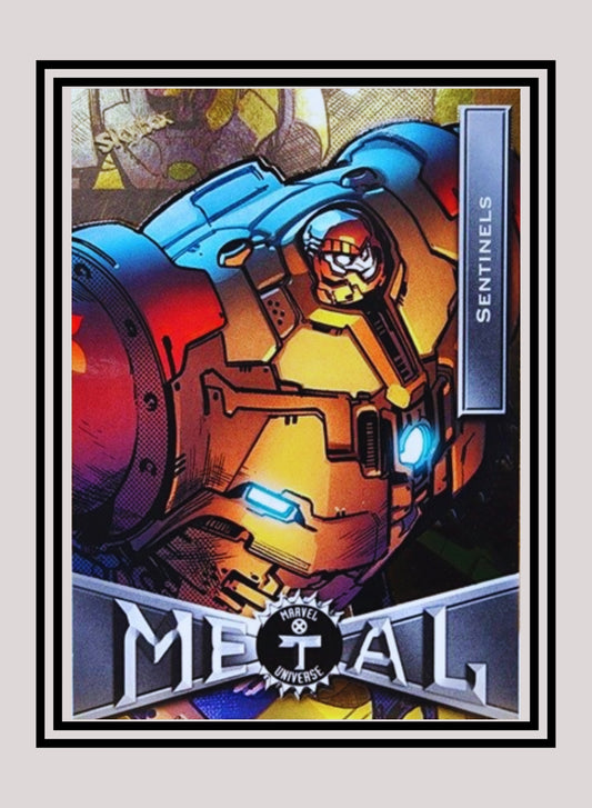 Marvel! 1x Sentinels - Base Low Series (#094 - 2021 Upper Deck X-Men Metal Universe)