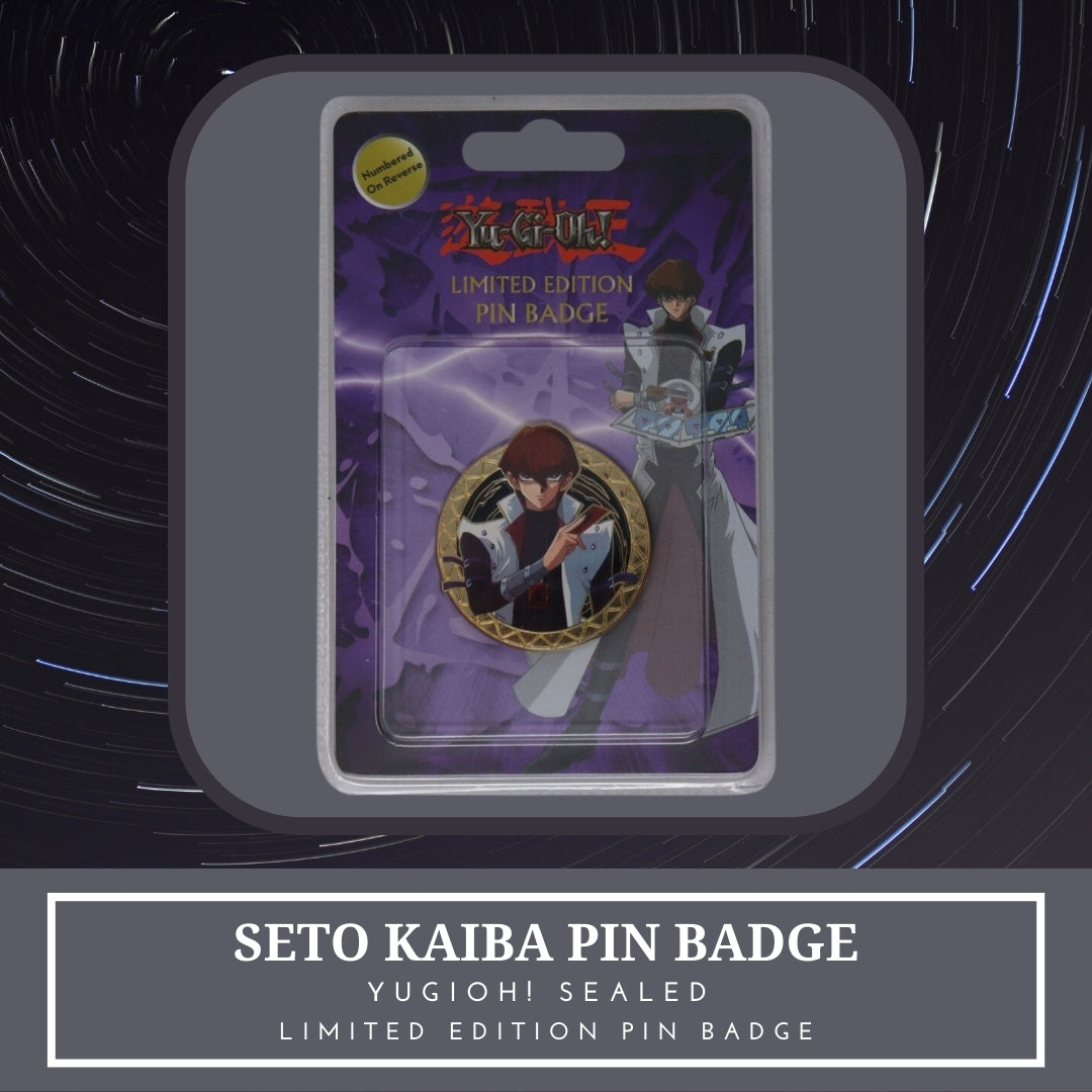 Yugioh! 1x Seto Kaiba Pin Badge - Limited Edition (SEALED)